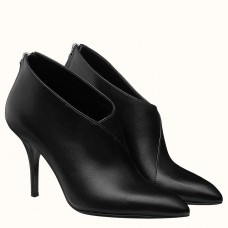 Hermes Virginia Ankle Boot In Black Leather Hermes Virginia Ankle Boot In Black Leather