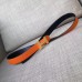 Hermes Mini Constance 24mm Reversible Belt Black/Orange Hermes Mini Constance 24mm Reversible Belt Black/Orange