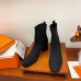 Hermes Volver 60 Ankle Boot In Black Knit Hermes Volver 60 Ankle Boot In Black Knit