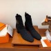 Hermes Volver 60 Ankle Boot In Black Knit Hermes Volver 60 Ankle Boot In Black Knit
