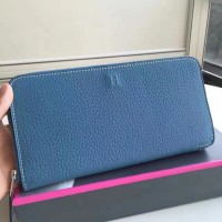 Hermes Blue Jean Azap Zipped Wallet Hermes Blue Jean Azap Zipped Wallet