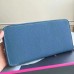 Hermes Blue Jean Azap Zipped Wallet Hermes Blue Jean Azap Zipped Wallet