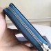 Hermes Blue Jean Azap Zipped Wallet Hermes Blue Jean Azap Zipped Wallet