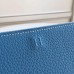 Hermes Blue Jean Azap Zipped Wallet Hermes Blue Jean Azap Zipped Wallet