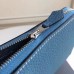 Hermes Blue Jean Azap Zipped Wallet Hermes Blue Jean Azap Zipped Wallet