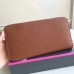 Hermes Brown Clemence Azap Zipped Wallet Hermes Brown Clemence Azap Zipped Wallet