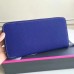Hermes Blue Electric Clemence Azap Zipped Wallet Hermes Blue Electric Clemence Azap Zipped Wallet