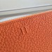 Hermes Orange Clemence Azap Zipped Wallet Hermes Orange Clemence Azap Zipped Wallet