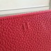 Hermes Red Clemence Azap Zipped Wallet Hermes Red Clemence Azap Zipped Wallet