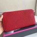 Hermes Red Clemence Azap Zipped Wallet Hermes Red Clemence Azap Zipped Wallet