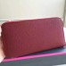 Hermes Ruby Clemence Azap Zipped Wallet Hermes Ruby Clemence Azap Zipped Wallet