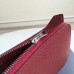 Hermes Ruby Clemence Azap Zipped Wallet Hermes Ruby Clemence Azap Zipped Wallet