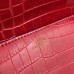 Hermes Medor Clutch Bag In Cherry Crocodile Leather Hermes Medor Clutch Bag In Cherry Crocodile Leather