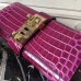 Hermes Medor Clutch Bag In Fuchsia Crocodile Leather Hermes Medor Clutch Bag In Fuchsia Crocodile Leather