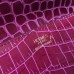 Hermes Medor Clutch Bag In Fuchsia Crocodile Leather Hermes Medor Clutch Bag In Fuchsia Crocodile Leather