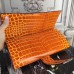 Hermes Medor Clutch Bag In Orange Crocodile Leather Hermes Medor Clutch Bag In Orange Crocodile Leather