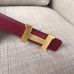 Hermes Mini Constance 24mm Reversible Belt Black/Ruby Hermes Mini Constance 24mm Reversible Belt Black/Ruby