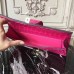 Hermes Medor Clutch Bag In Rose Red Crocodile Leather Hermes Medor Clutch Bag In Rose Red Crocodile Leather