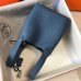 Hermes Picotin Lock 18 Bag In Blue Agate Clemence Leather Hermes Picotin Lock 18 Bag In Blue Agate Clemence Leather