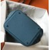 Hermes Picotin Lock 18 Bag In Blue Jean Clemence Leather Hermes Picotin Lock 18 Bag In Blue Jean Clemence Leather