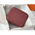 Hermes Picotin Lock 18 Bag In Bordeaux Clemence Leather Hermes Picotin Lock 18 Bag In Bordeaux Clemence Leather