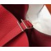 Hermes Picotin Lock 18 Bag In Red Clemence Leather Hermes Picotin Lock 18 Bag In Red Clemence Leather