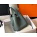 Hermes Picotin Lock 18 Bag In Vert Amande Clemence Leather Hermes Picotin Lock 18 Bag In Vert Amande Clemence Leather