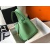 Hermes Picotin Lock 18 Bag In Vert Criquet Clemence Leather Hermes Picotin Lock 18 Bag In Vert Criquet Clemence Leather