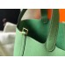 Hermes Picotin Lock 18 Bag In Vert Criquet Clemence Leather Hermes Picotin Lock 18 Bag In Vert Criquet Clemence Leather