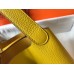 Hermes Picotin Lock 18 Bag In Yellow Clemence Leather Hermes Picotin Lock 18 Bag In Yellow Clemence Leather