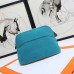 Hermes Medium Bolide Travel Case In Blue Horizon Cotton Hermes Medium Bolide Travel Case In Blue Horizon Cotton