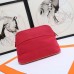 Hermes Medium Bolide Travel Case In Red Cotton Hermes Medium Bolide Travel Case In Red Cotton