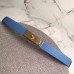 Hermes Kelly 18 Belt In Blue Epsom Leather Hermes Kelly 18 Belt In Blue Epsom Leather