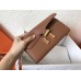 Hermes Constance Long Wallet In Gold Epsom Leather Hermes Constance Long Wallet In Gold Epsom Leather