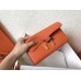 Hermes Constance Long Wallet In Orange Epsom Leather Hermes Constance Long Wallet In Orange Epsom Leather