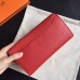 Hermes Constance Long Wallet In Red Epsom Leather Hermes Constance Long Wallet In Red Epsom Leather