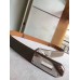 Hermes Kelly 18 Belt In Taupe Epsom Leather Hermes Kelly 18 Belt In Taupe Epsom Leather