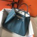 Hermes Garden Party 30 Bag In Blue Jean Taurillon Leather Hermes Garden Party 30 Bag In Blue Jean Taurillon Leather