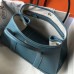 Hermes Garden Party 30 Bag In Blue Jean Taurillon Leather Hermes Garden Party 30 Bag In Blue Jean Taurillon Leather