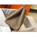 Hermes Garden Party 30 Bag In Grey Taurillon Leather Hermes Garden Party 30 Bag In Grey Taurillon Leather