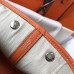 Hermes Garden Party 30 Bag In Orange Taurillon Leather Hermes Garden Party 30 Bag In Orange Taurillon Leather