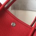 Hermes Garden Party 30 Bag In Red Taurillon Leather Hermes Garden Party 30 Bag In Red Taurillon Leather