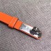 Hermes Kelly 18 Belt In Orange Epsom Leather Hermes Kelly 18 Belt In Orange Epsom Leather