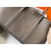 Hermes Garden Party 30 Bag In Taupe Taurillon Leather Hermes Garden Party 30 Bag In Taupe Taurillon Leather