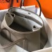 Hermes Garden Party 30 Bag In Taupe Taurillon Leather Hermes Garden Party 30 Bag In Taupe Taurillon Leather