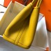 Hermes Garden Party 30 Bag In Yellow Taurillon Leather Hermes Garden Party 30 Bag In Yellow Taurillon Leather
