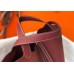 Hermes Picotin Lock 22 Bag In Bordeaux Clemence Leather Hermes Picotin Lock 22 Bag In Bordeaux Clemence Leather