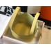 Hermes Picotin Lock 22 Bag In Jaune Poussin Clemence Leather Hermes Picotin Lock 22 Bag In Jaune Poussin Clemence Leather