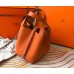 Hermes Picotin Lock 22 Bag In Orange Clemence Leather Hermes Picotin Lock 22 Bag In Orange Clemence Leather