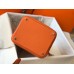 Hermes Picotin Lock 22 Bag In Orange Clemence Leather Hermes Picotin Lock 22 Bag In Orange Clemence Leather